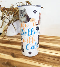 Load image into Gallery viewer, Cat Graphic Tumbler