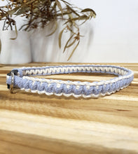 Load image into Gallery viewer, Two Toned Collars - Iris and Natural