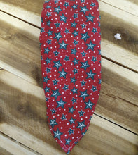 Load image into Gallery viewer, Red with Stars Christmas Bandana