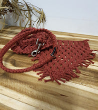 Load image into Gallery viewer, Red Wine Collar, Lead and Bandana