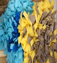 Load image into Gallery viewer, Snuffle Mats in Blue and Yellow and Brown Tones
