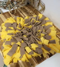 Load image into Gallery viewer, Snuffle Mat in Yellow and Brown Tomes