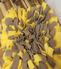 Load image into Gallery viewer, Snuffle Mat in Yellow and Brown Tomes