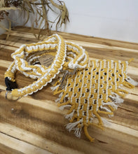 Load image into Gallery viewer, Yellow and Natural Lead Collar and Bandana