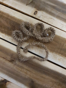 Macramé Christmas Paw Print Decorations