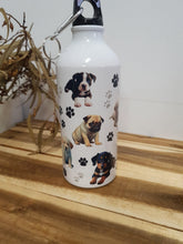 Load image into Gallery viewer, Reusable Metal Drinking Bottle – Pet Graphic Design (600ml)
