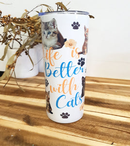 Cat Graphic Tumbler