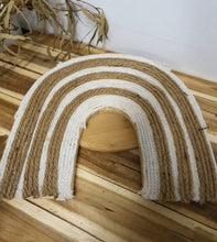 Load image into Gallery viewer, Rainbow White and Beige Scratching Board
