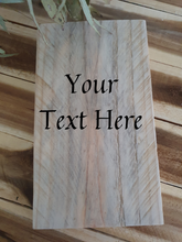 Load image into Gallery viewer, Customisable Recycled Wood Signage
