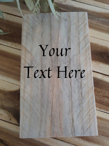 Customisable Recycled Wood Signage