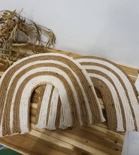 Load image into Gallery viewer, Hanging Rainbow Cat Scratching Board
