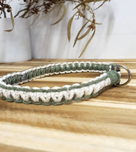 Load image into Gallery viewer, Two Toned Collar - Eucalyptus and Natural
