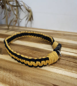 Yello and Black MacrameCollar