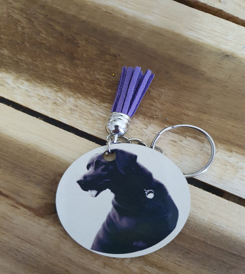 Pet Graphic Round Keychain – Reusable, Lightweight & Perfect for Dog ...