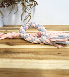 Pink and Grey Tug Toy