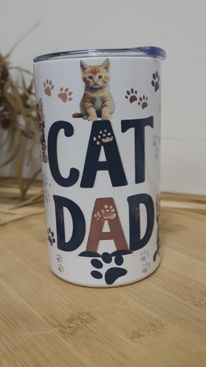 Cat Dad Mini Travel Cup